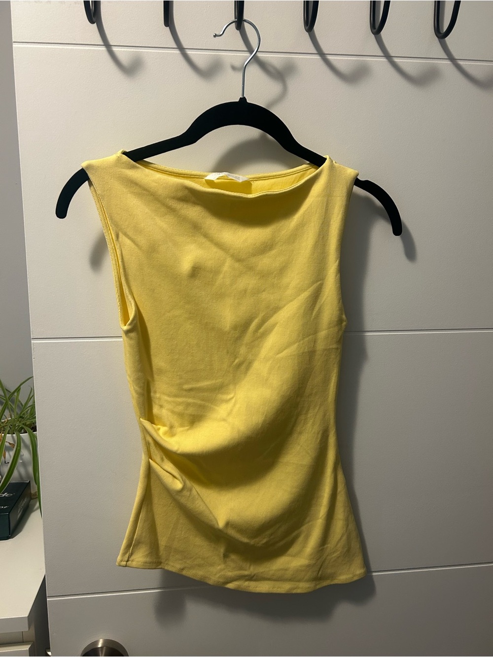 Zara Bright Yellow Sleeveless Tank Top